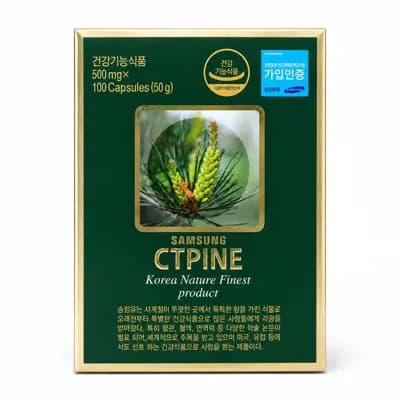 Tinh dầu thông đỏ Hàn Quốc CTPINE (Hộp 100 viên)