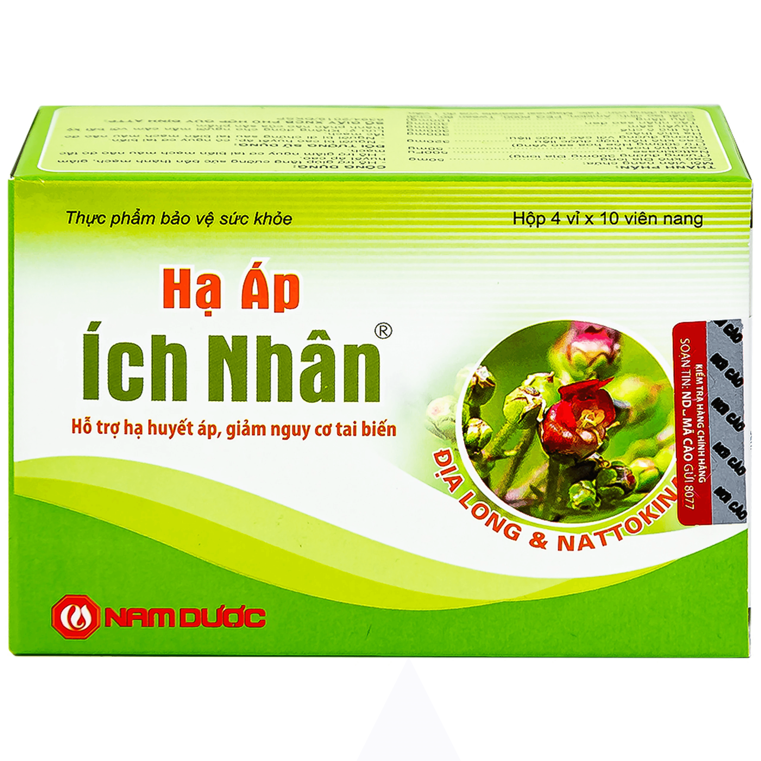 Viên Uống Hạ Áp Ích Nhân Nam Dược (4 Vỉ X 10 Viên)