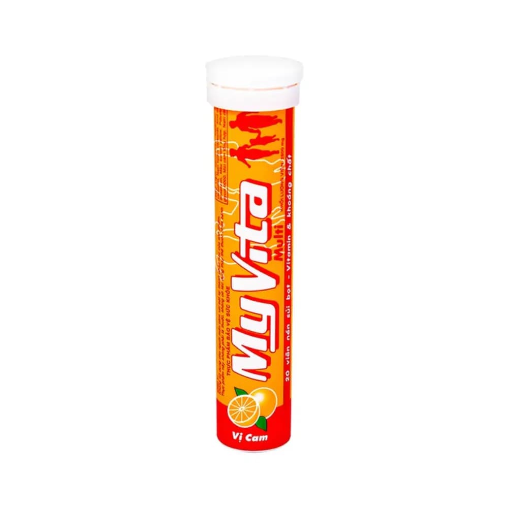 Viên Sủi Myvita Multi Spm Vị Cam (Tuýp 20 Viên)