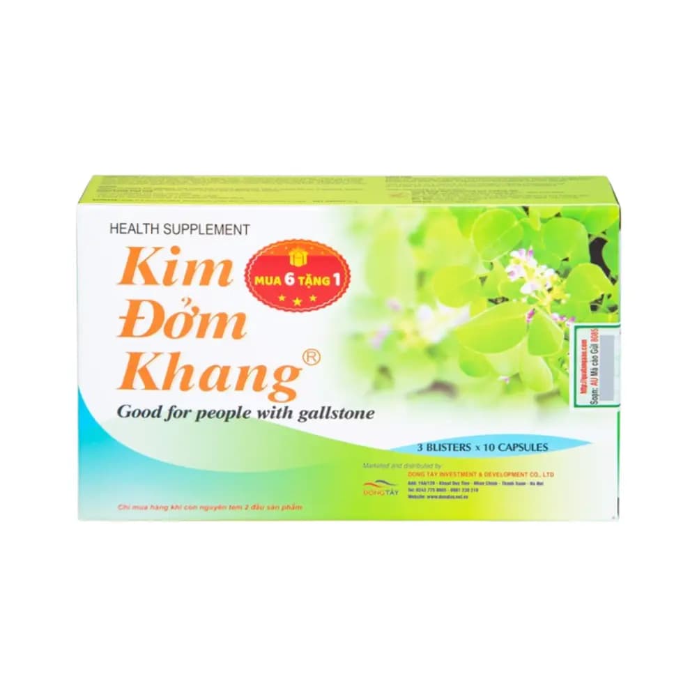 Viên Uống Kim Đởm Khang Hồng Bàng (3 Vỉ X 10 Viên)