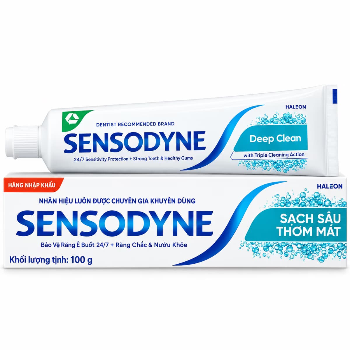 Kem Đánh Răng Sensodyne Deep Clean Sạch Sâu Thơm Mát (Tuýp 100g)