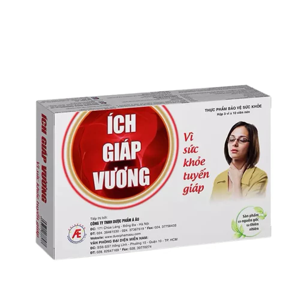 Viên Uống Bảo Vệ Sức Khỏe Imc Ích Giáp Vương (Hộp X 30 Viên)viên)