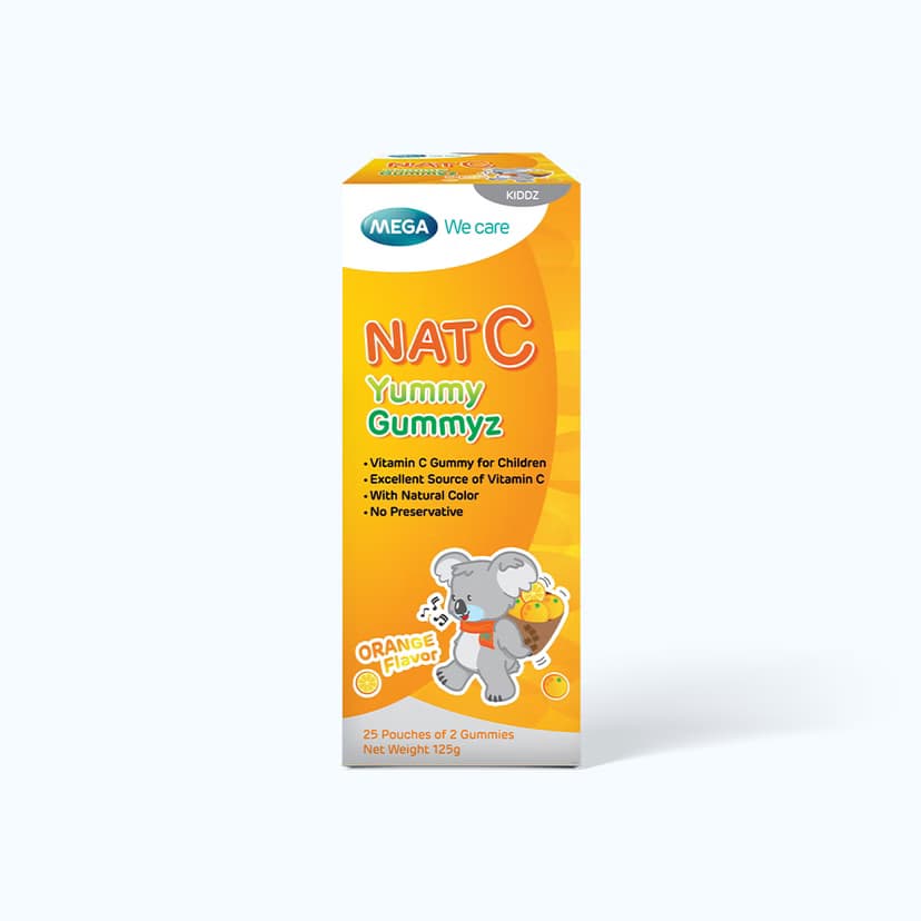 Viên Uống Nat C Yummy Gummyz (Hộp 25 Gói)