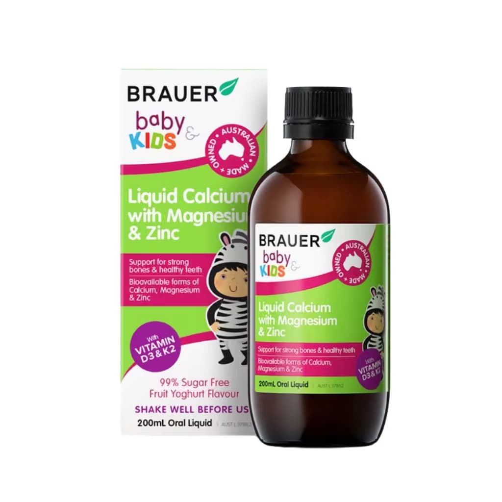 Siro Brauer Kids Liquid Calcium With Magnesium And Zinc (200ml)