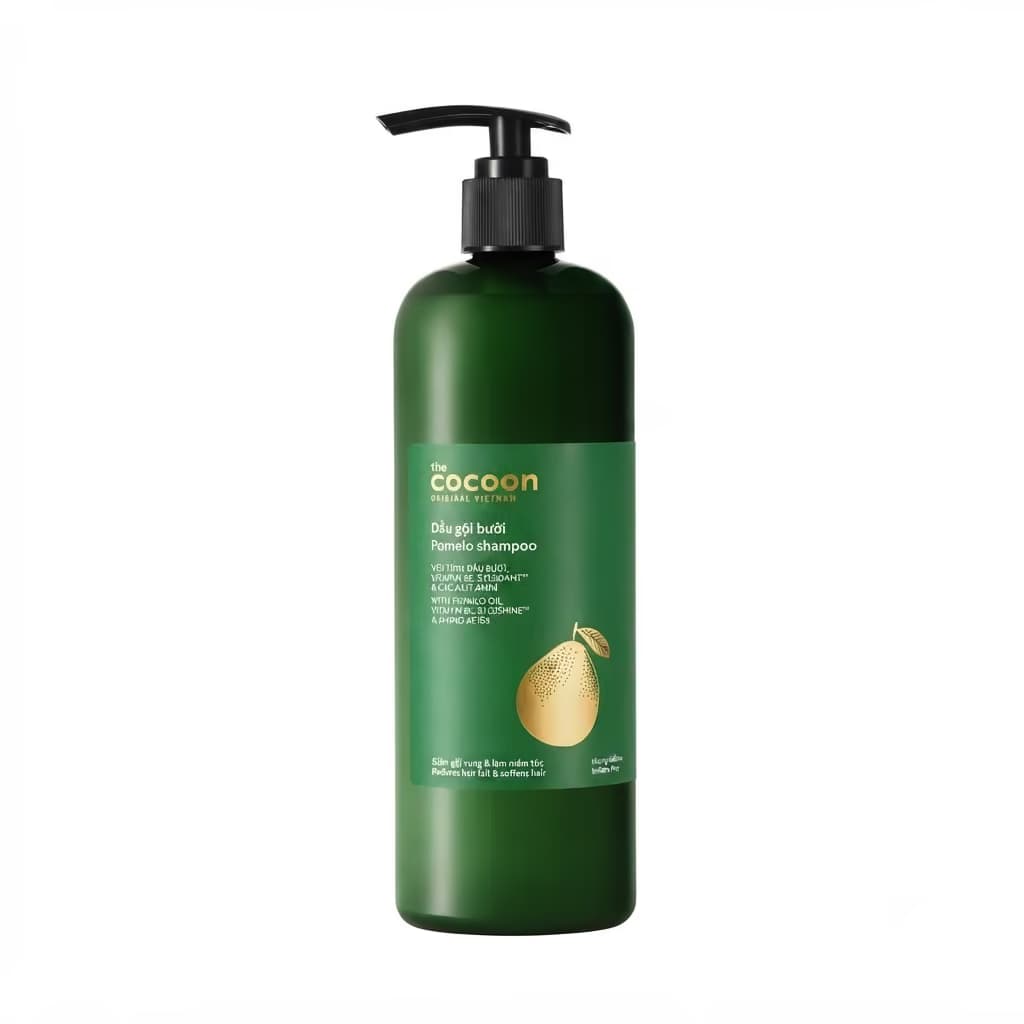 Dầu Gội Bưởi Cocoon Chai 500ml Giảm Gãy Rụng & Làm Mềm Tóc