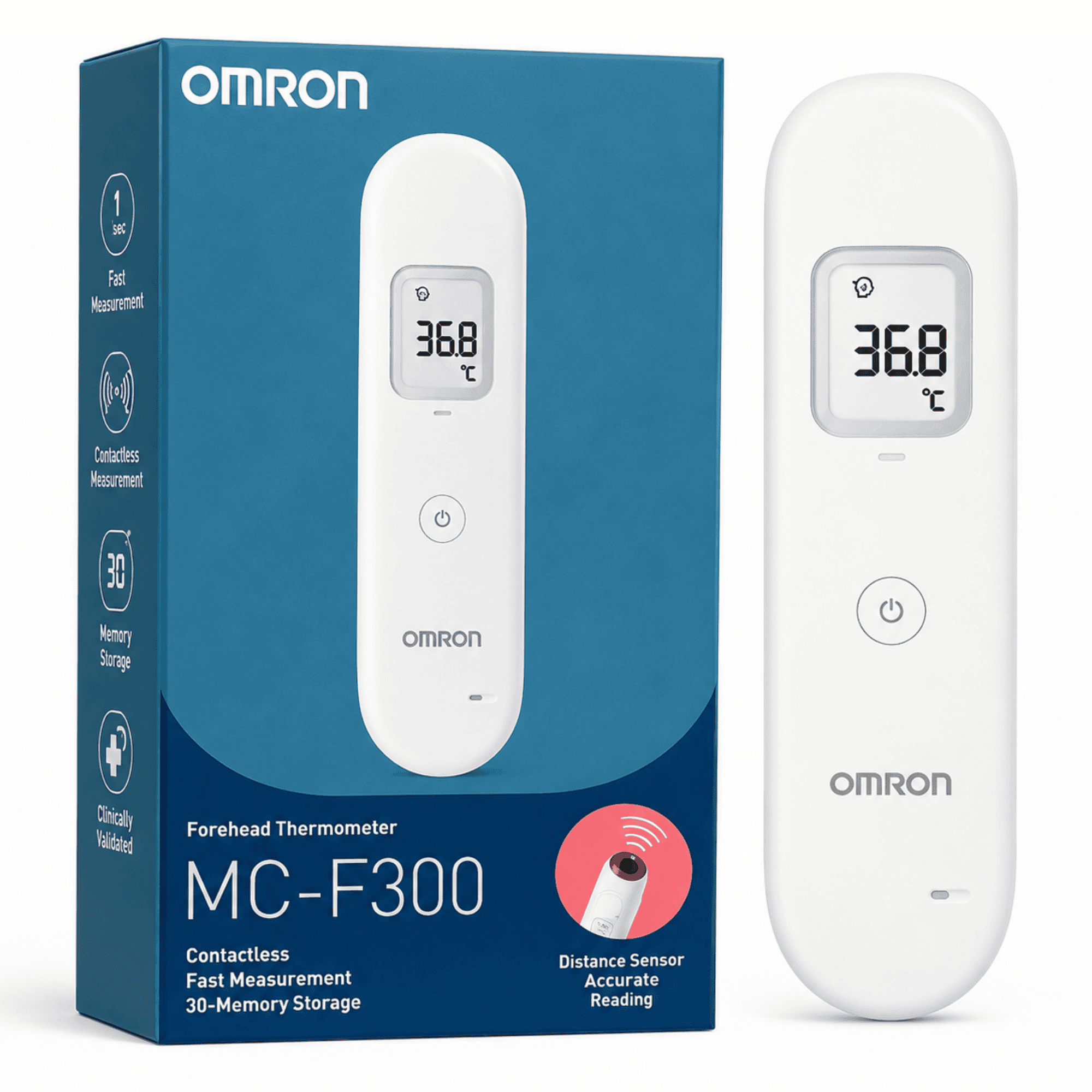 Nhiệt Kế Điện Tử Đo Trán MC F300