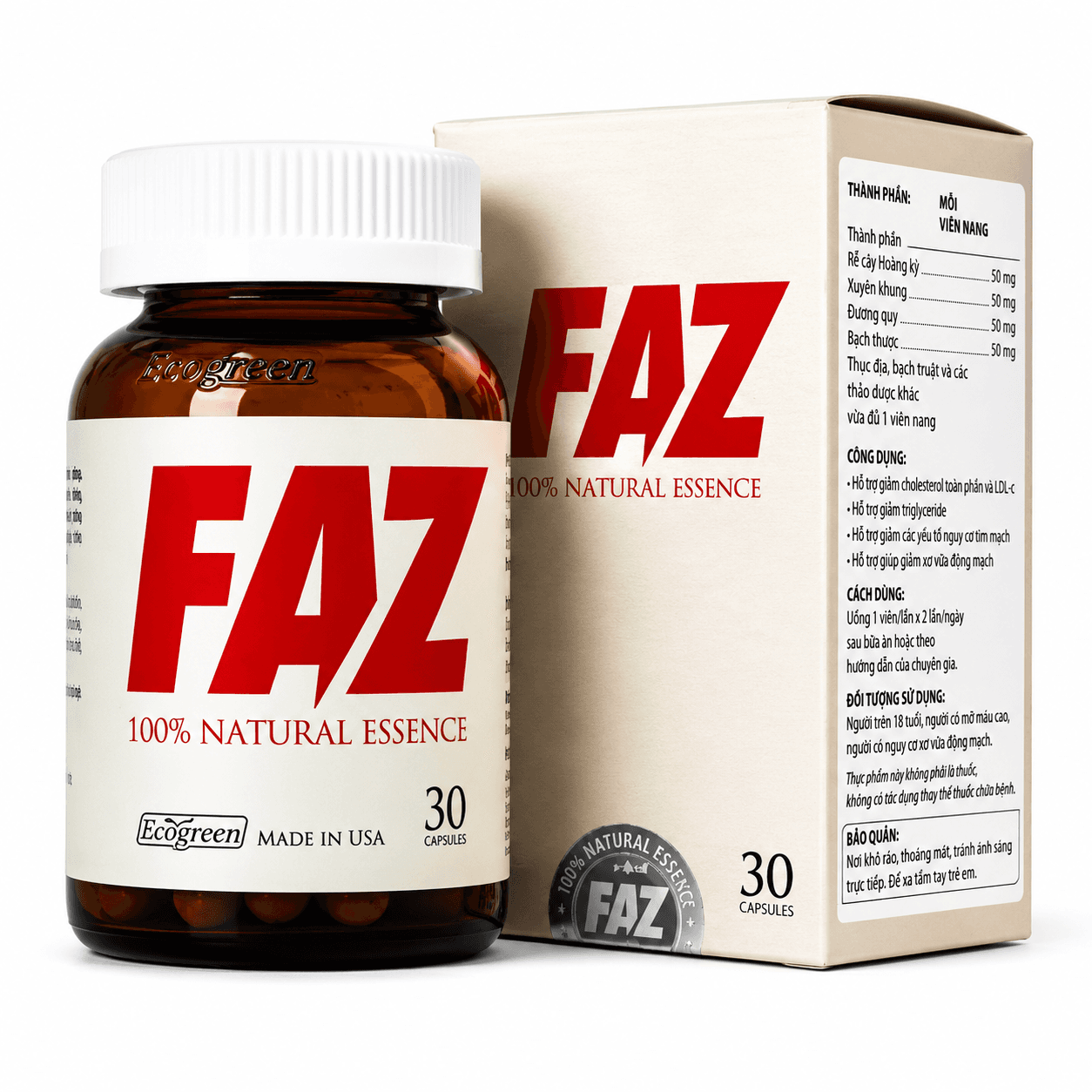 Viên Uống Faz Ecogreen (30 Viên)