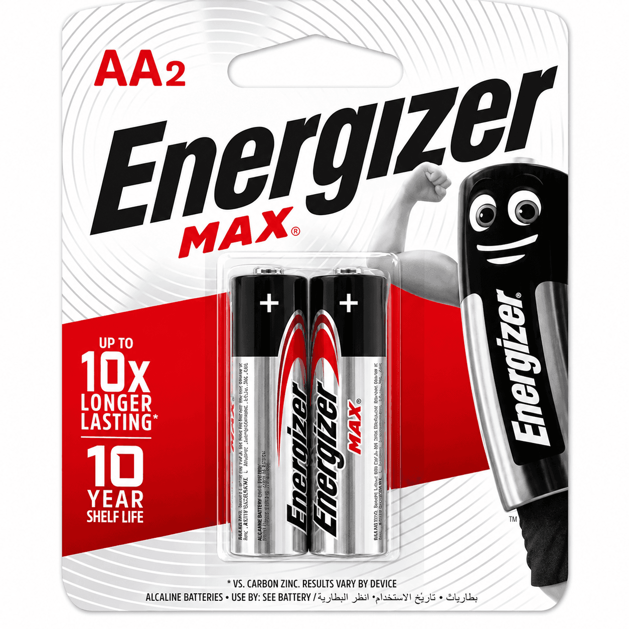 Pin Energizer Max AA E91 BP2 (Gói 2 viên pin)