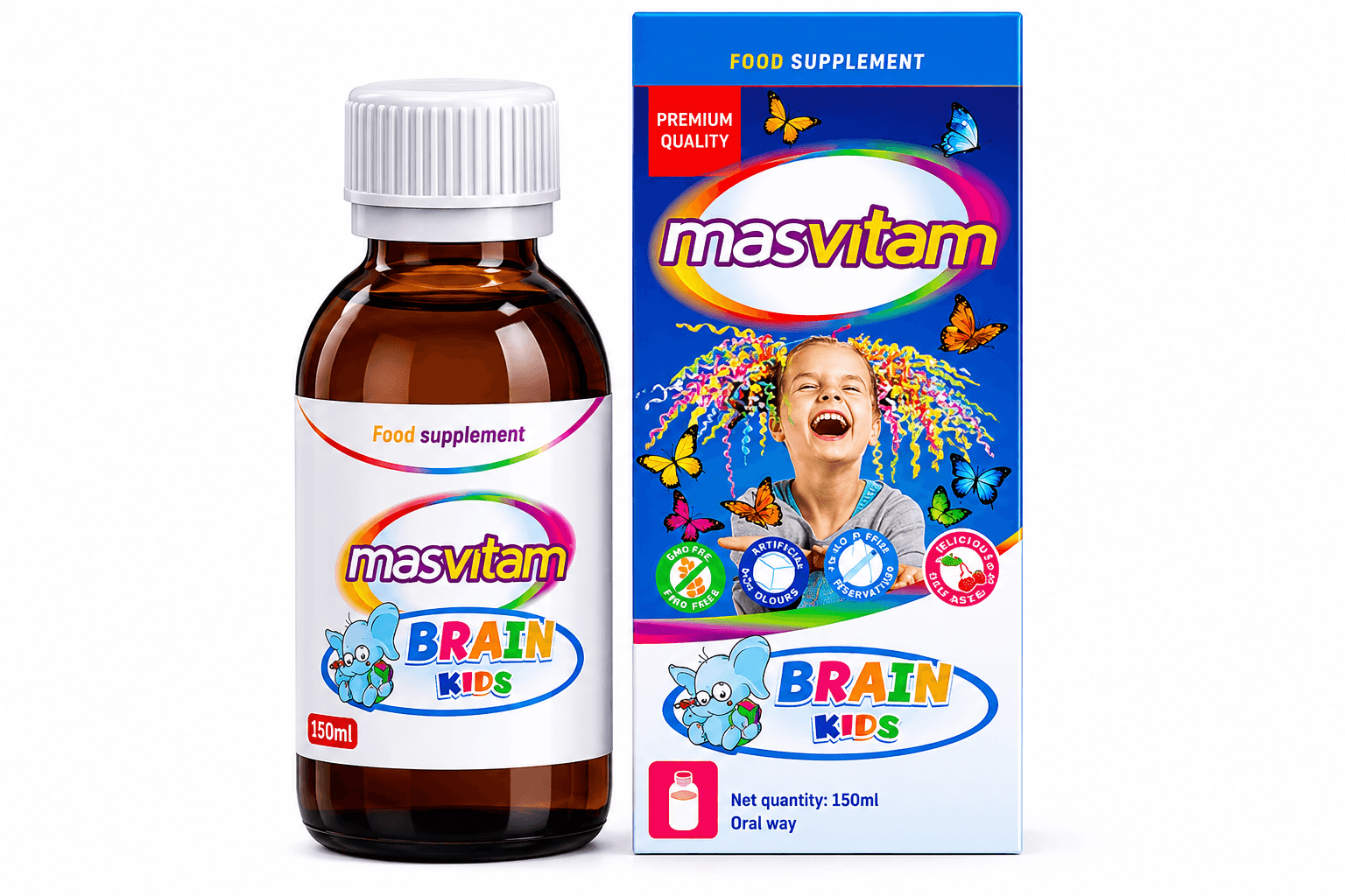 Siro Masvitam Brain Kids – Bổ Sung Năng Lượng Và Tốt Cho Não Bộ Ở Trẻ Em