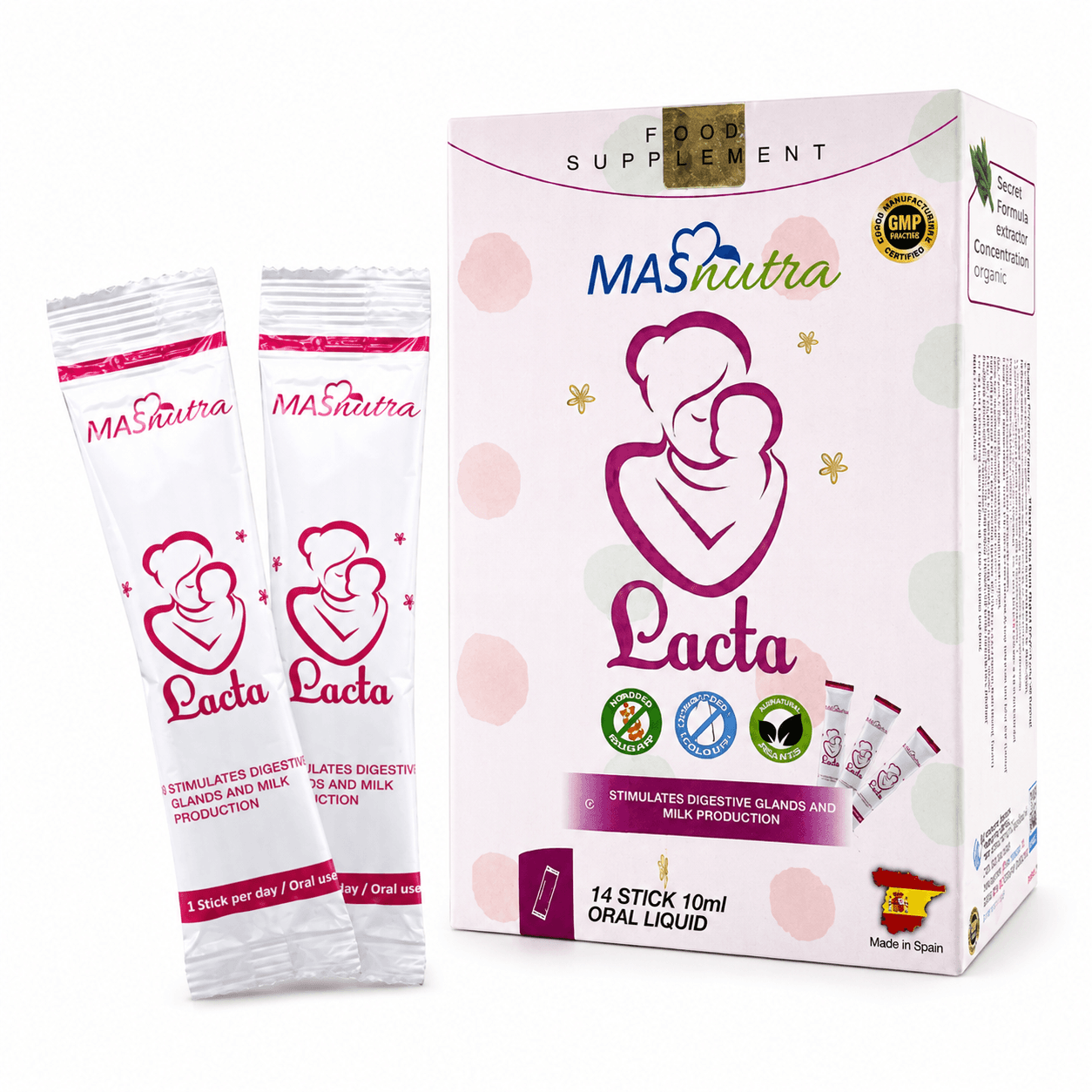 Viên Uống Masnutra Lacta Tăng Tiết Sữa Cho Mẹ Sau Sinh (Hộp 14 gói)