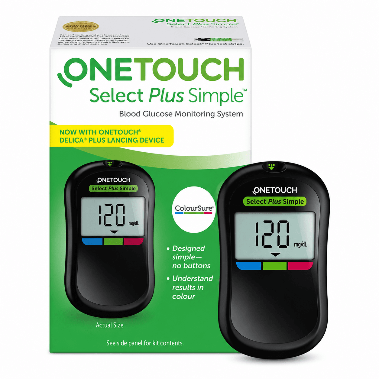 Máy Đo Đường Huyết One Touch Select Plus Simple Mmol/L