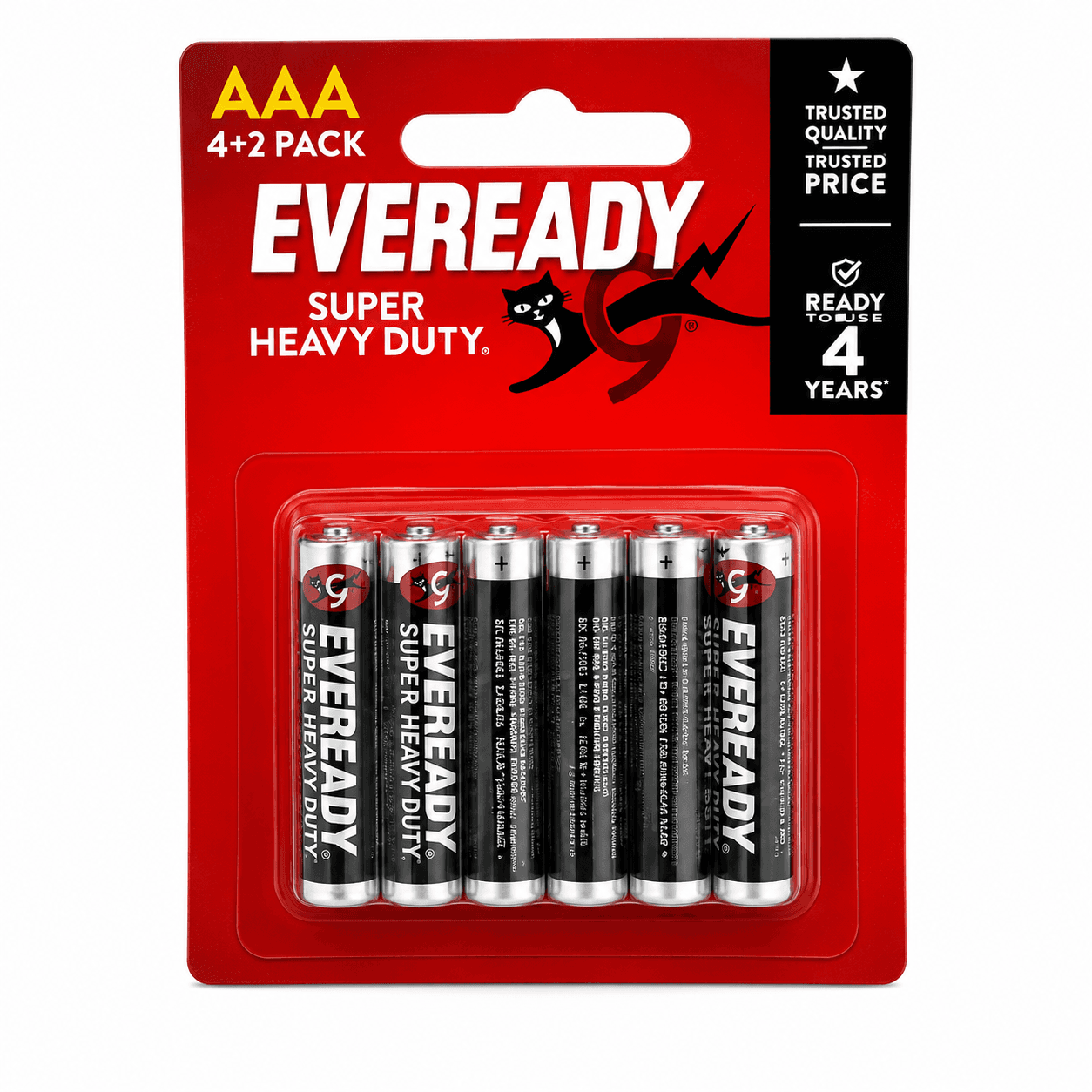 Pin Eveready Super H.duty 1212 (Vỉ 6 viên)