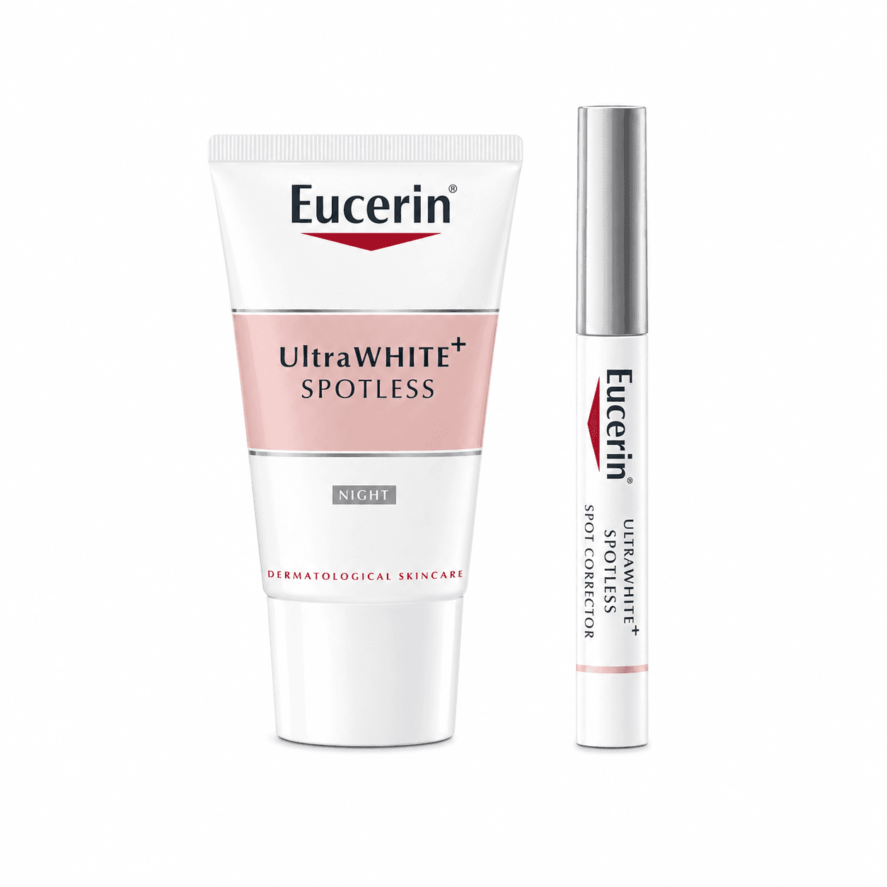 Combo Tinh Chất Hỗ Trợ Giảm Thâm Nám Eucerin +Kem dưỡng trắng da ban đêm Eucerin