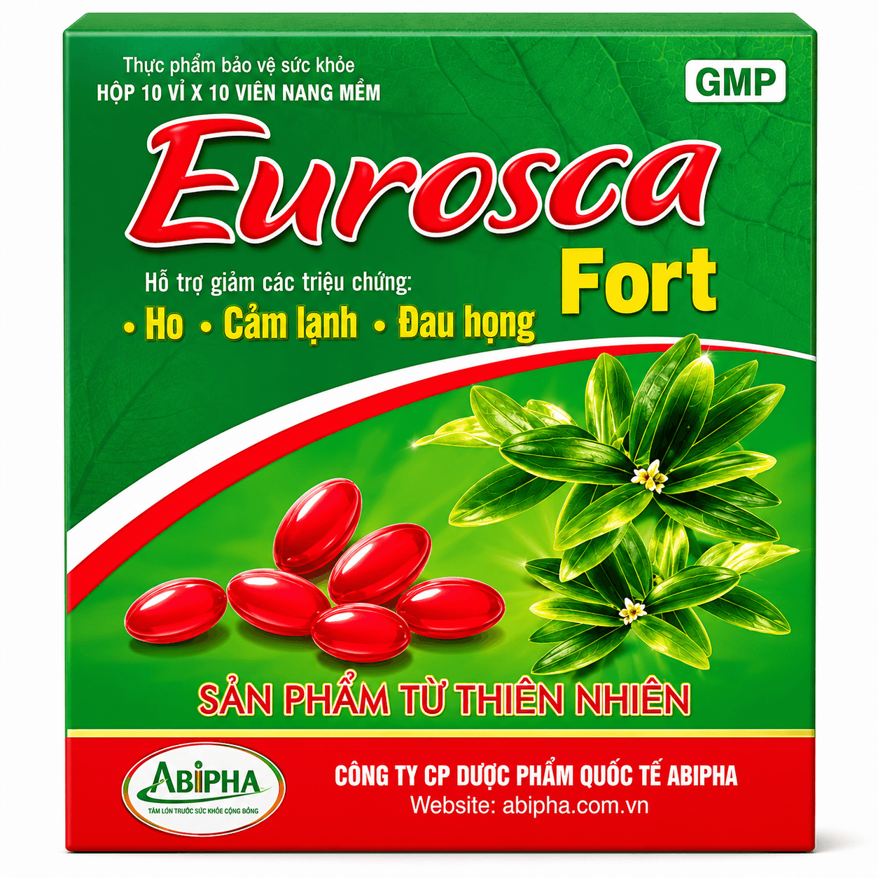 Viên Uống Bảo Vệ Sức Khỏe Abipha Eurosca (Hộp 10 Vỉ X 10 Viên)