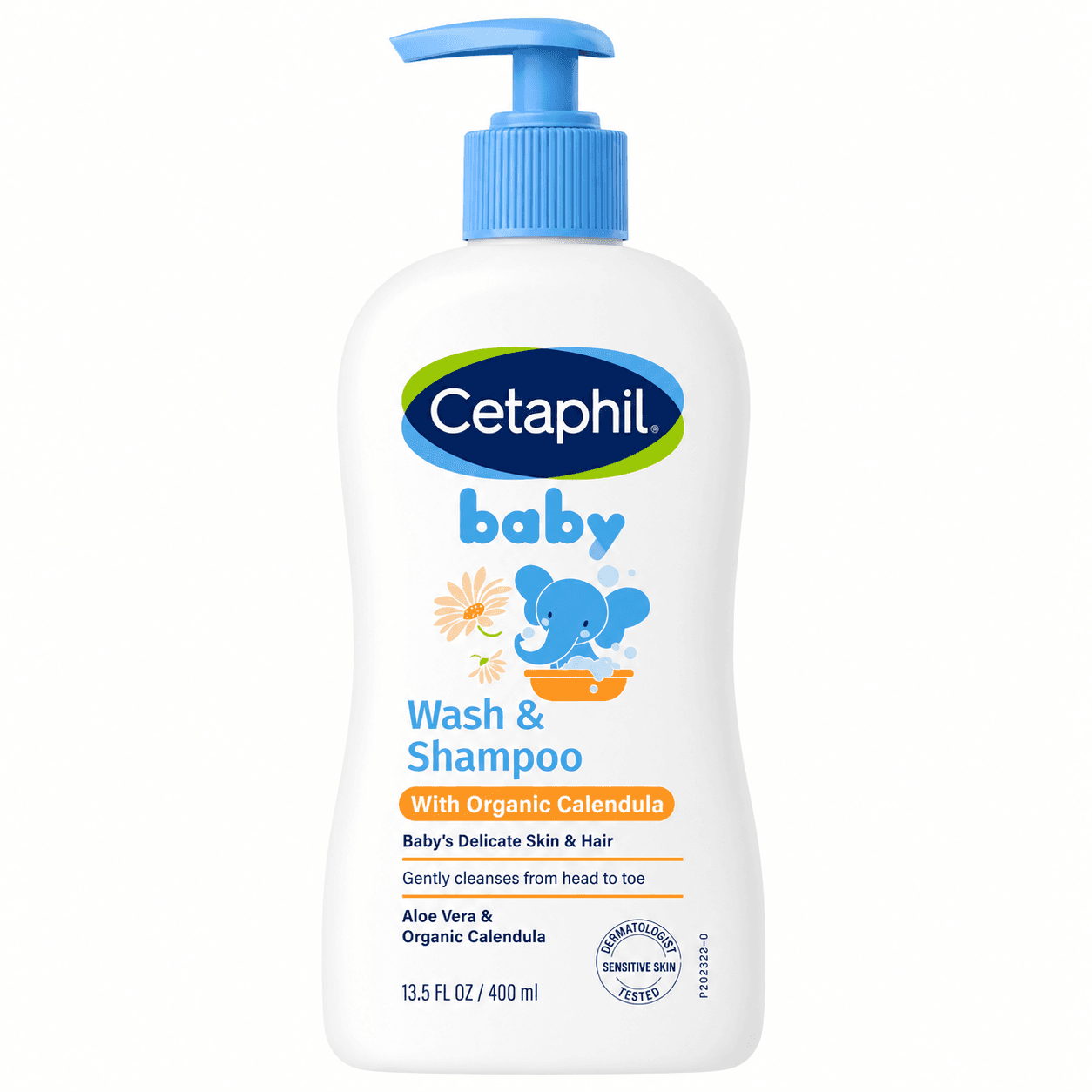 Sữa Tắm Gội Cho Bé Cetaphil Organic Calendula (Chai 400ml)