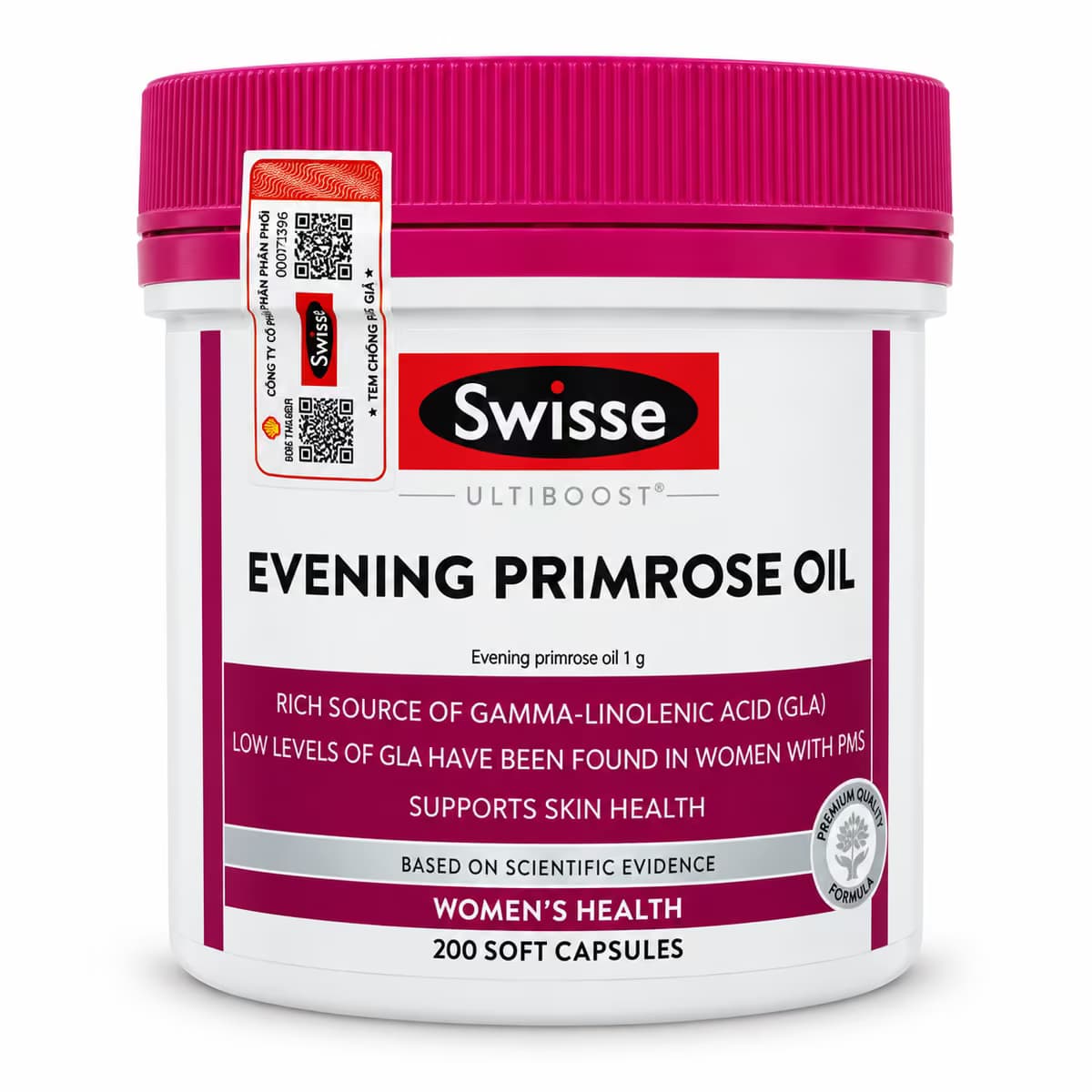 Viên uống Swisse Ultiboost Evening Primrose Oil dầu hoa anh thảo (Lọ 200v)