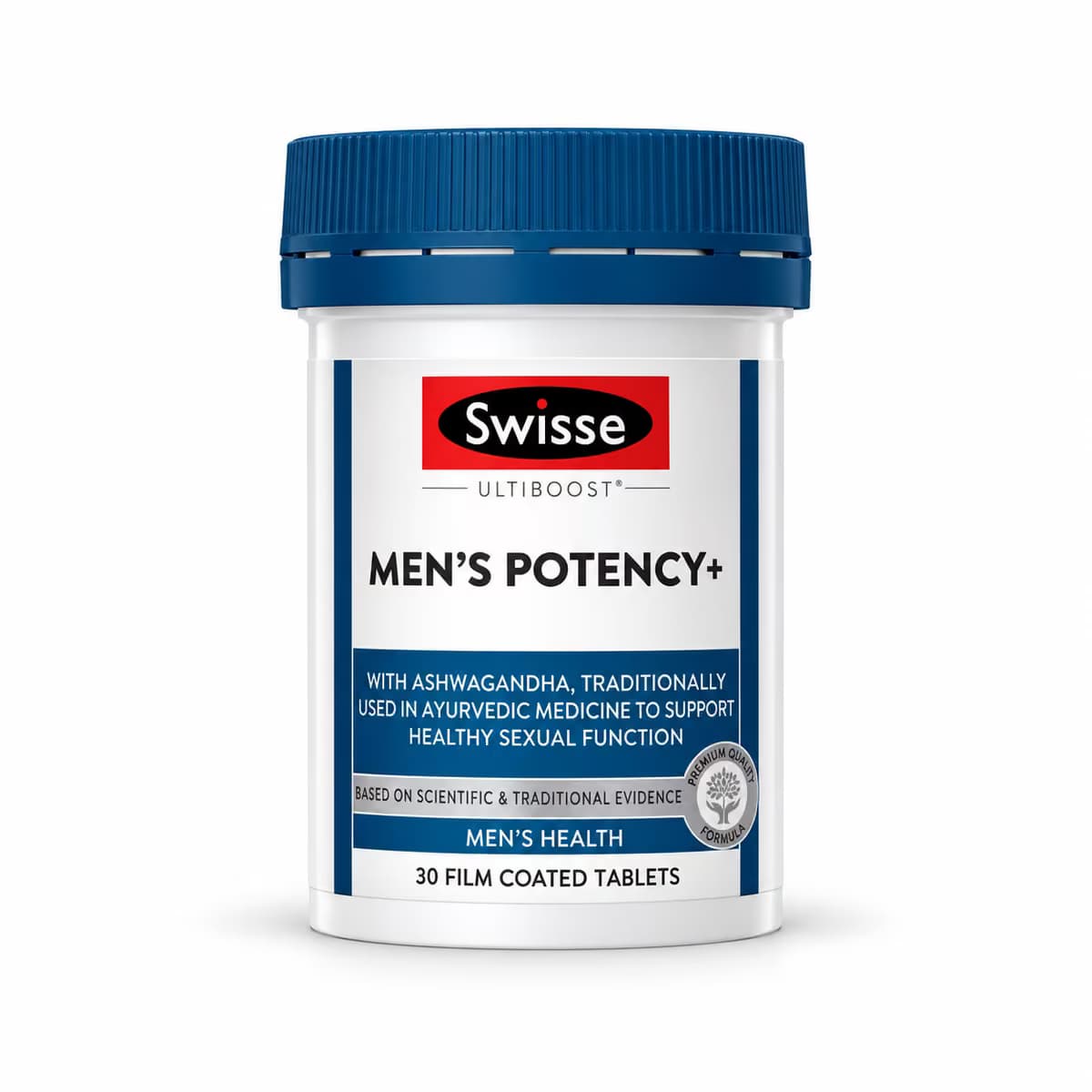 Viên uống Swisse Ultiboost Men’s Potency+ hỗ trợ sức khỏe sinh sản nam (Lọ 30 viên)
