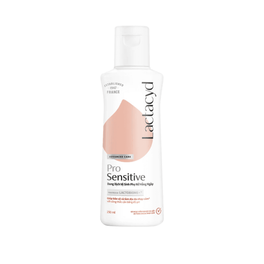 Dung Dịch Vệ Sinh Phụ Nữ Lactacyd Pro Sensitive Giảm Ngứa, Ngăn Ngừa Viêm Nhiễm