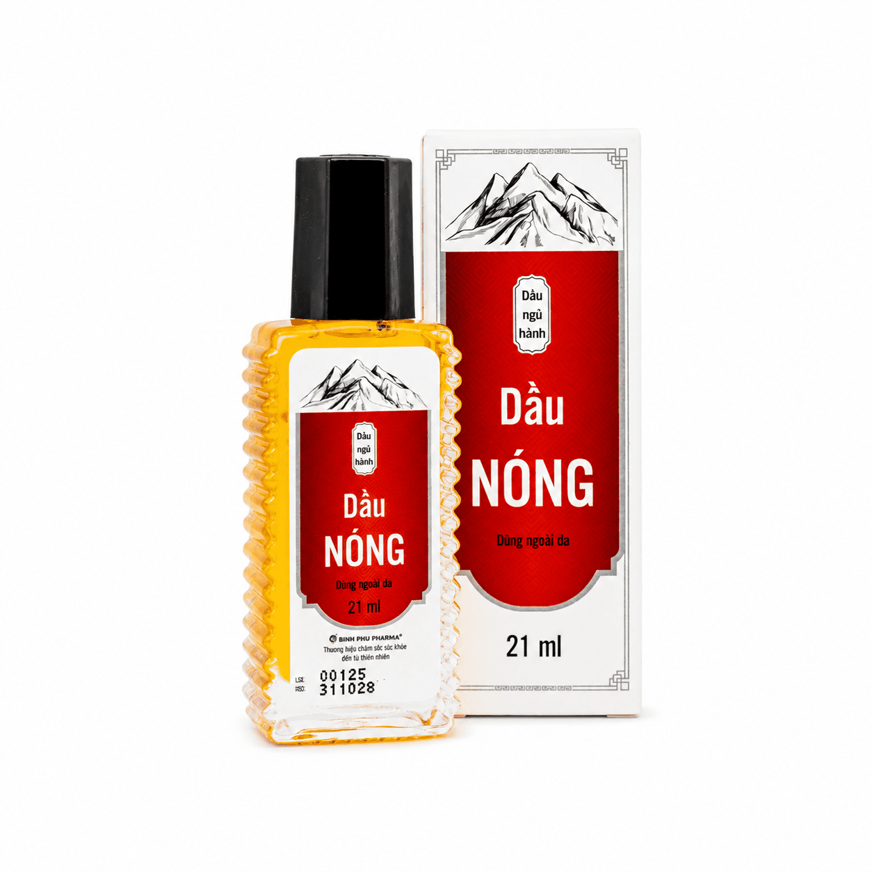 Dầu Ngũ Hành Dầu Nóng Thảo Dược (Chai 21ml)