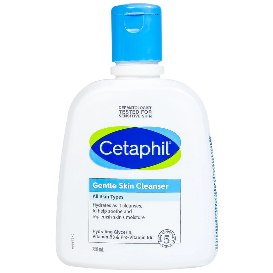 Sữa Rửa Mặt Cetaphil Gentle Cleanser Dành Cho Da Nhạy Cảm (Chai 250ml)