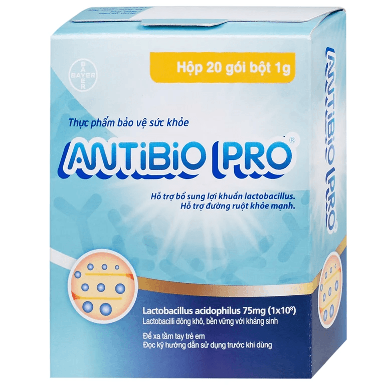 Viên Uống Bảo Vệ Sức Khỏe Antibio Pro Hỗ Trợ Bổ Sung Lợi Khuẩn Lactobacillus