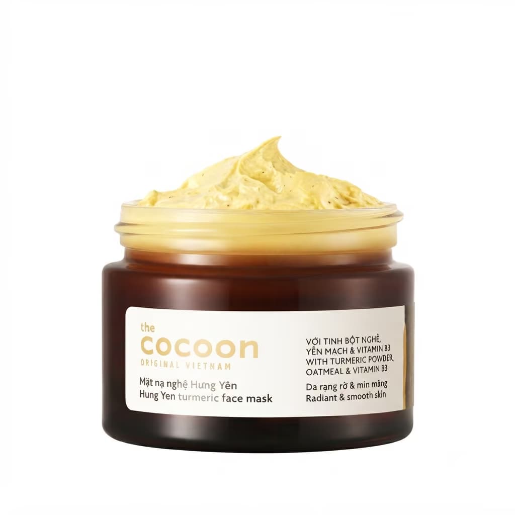 Mặt Nạ Nghệ Hưng Yên Cocoon Hũ 30ml Da Rạng Rỡ & Mịn Màng
