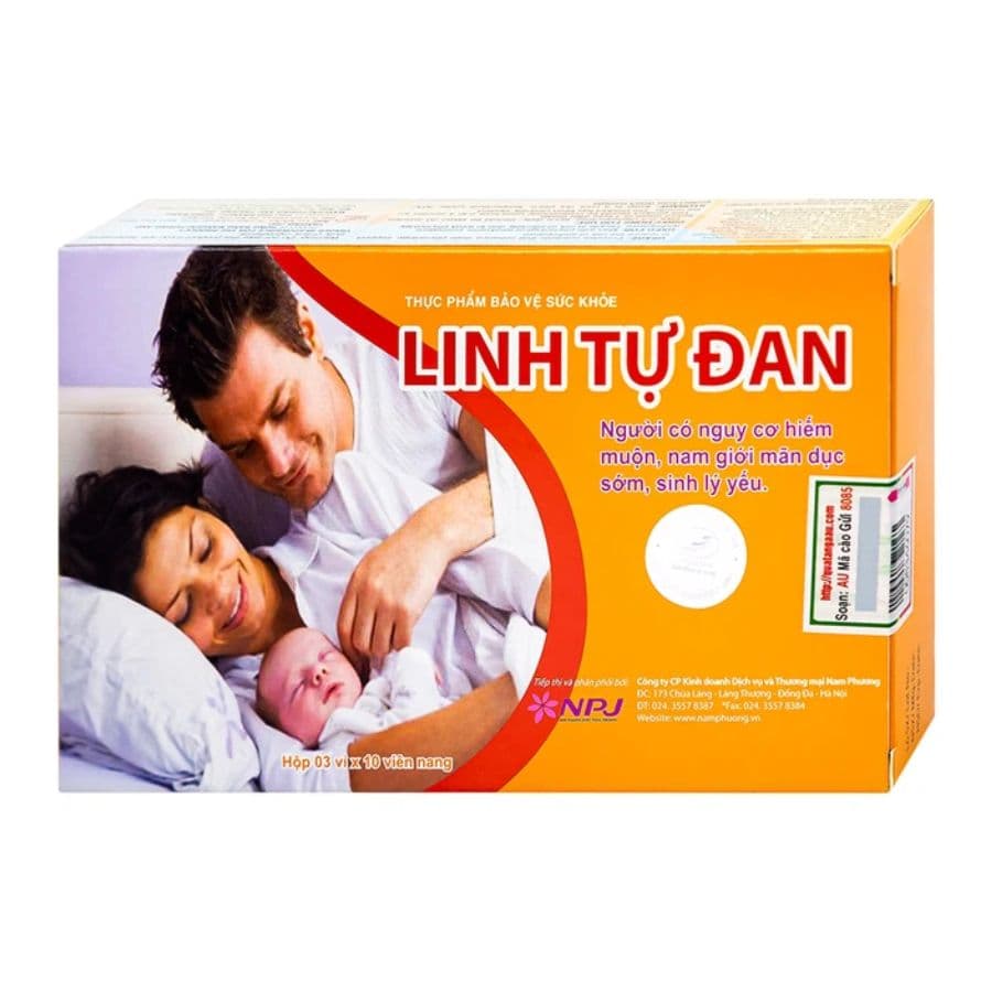 Viên Uống Linh Tự Đan Hồng Bàng (3 Vỉ X 10 Viên)