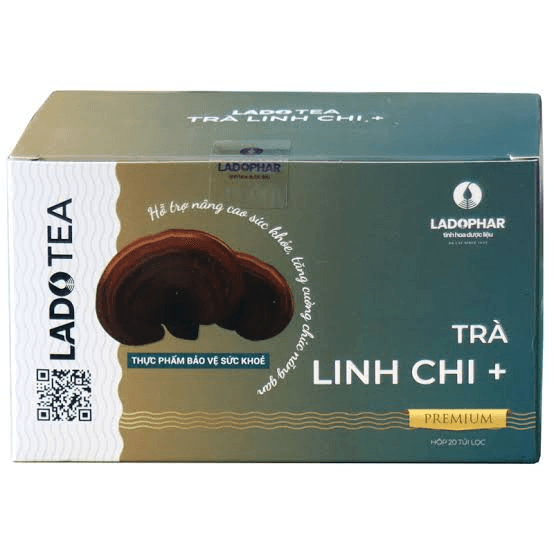 Trà Linh Chi Ladophar (Hộp 34g)