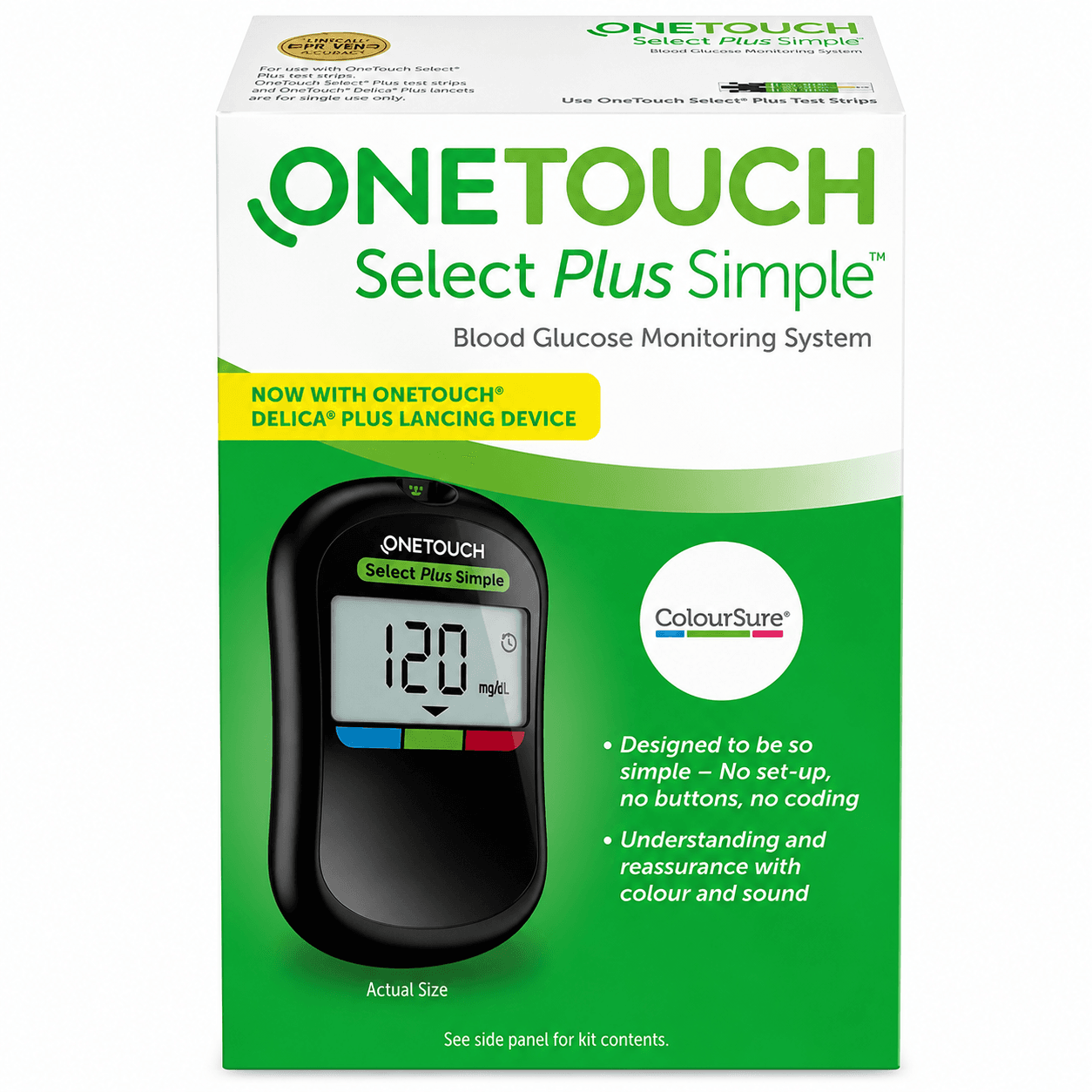 Máy Đo Đường Huyết One Touch Select Plus MG/dL (Hộp 1 cái)