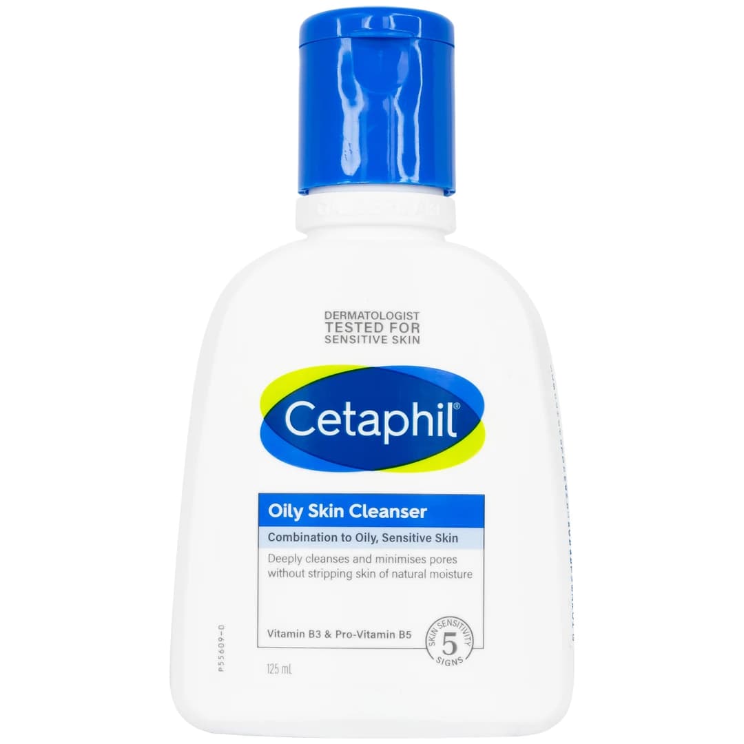Sữa Rửa Mặt Cetaphil Oily Skin Cleanser Cho Da Dầu Nhạy Cảm (Chai 125ml)