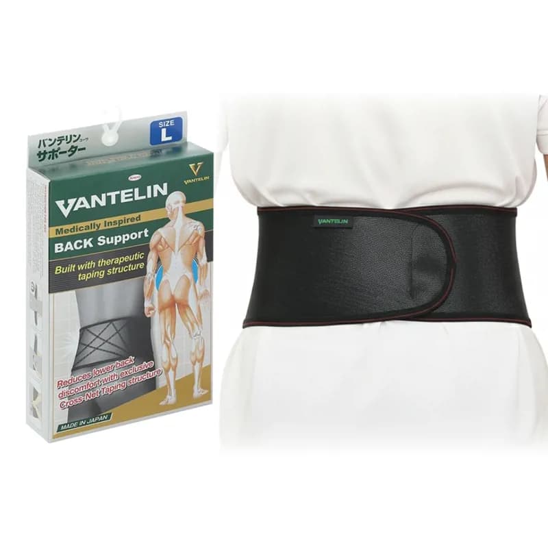Đai Lưng Cột Sống Vantelin Back Support (Hộp 1 cái)