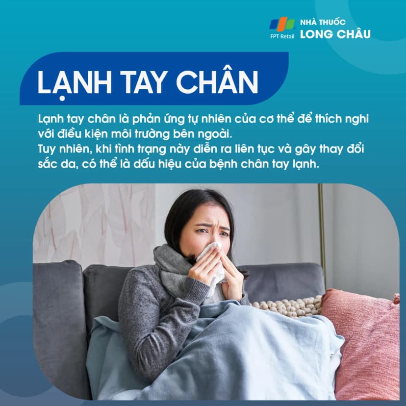 Chân tay lạnh: Triệu chứng của nhiều bệnh nguy hiểm