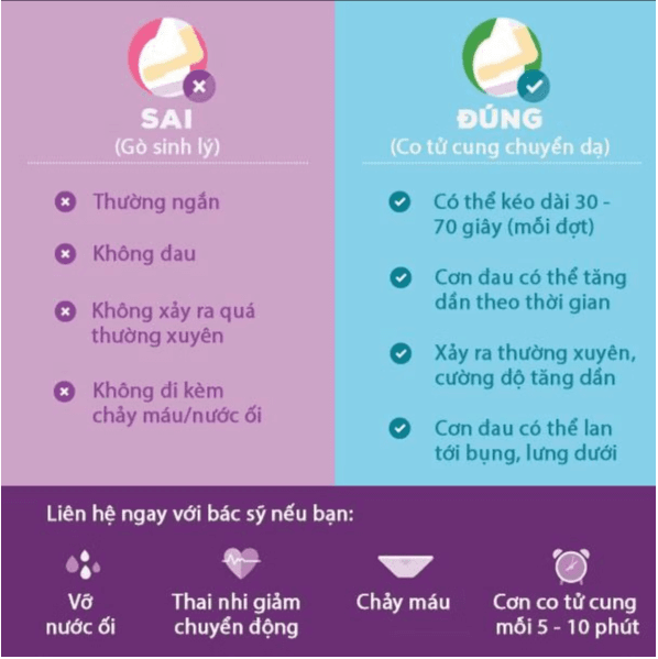 Cơn gò chuyển dạ giả là gì? Những điều cần biết về cơn gò chuyển dạ giả