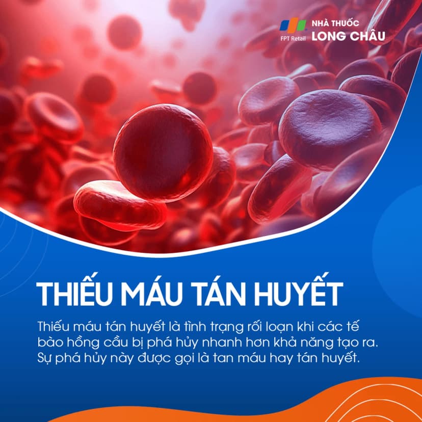 Thiếu máu tán huyết là bệnh lý gì? Nguyên nhân, triệu chứng và cách điều trị bệnh
