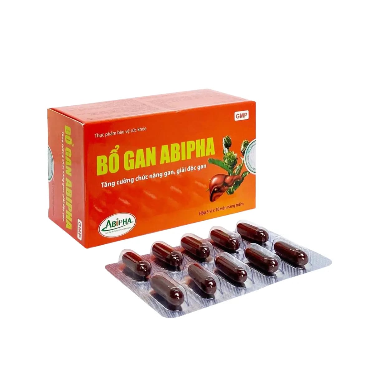 Viên Uống Bảo Vệ Sức Khỏe Bổ Gan Abipha (Hộp 50 Viên)