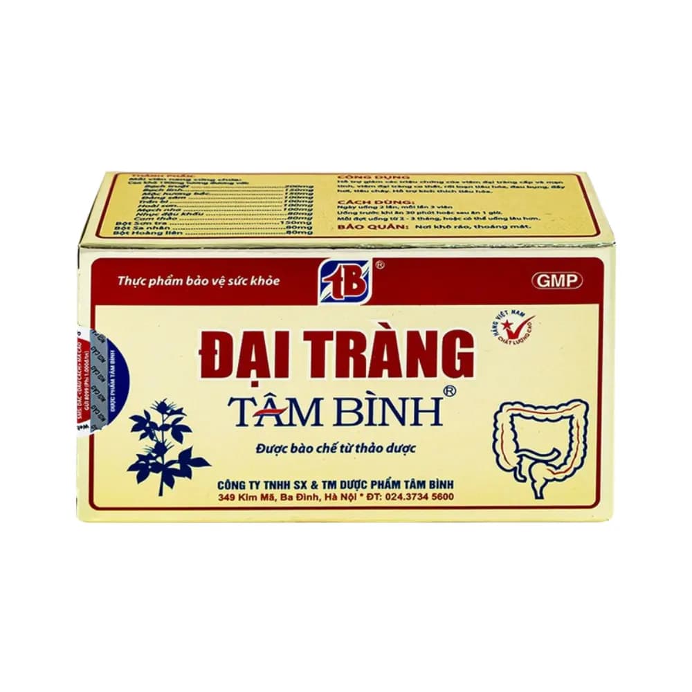 Viên Uống Bảo Vệ Sức Khỏe Tâm Bình Đại Tràng (Hộp 60 Viên)