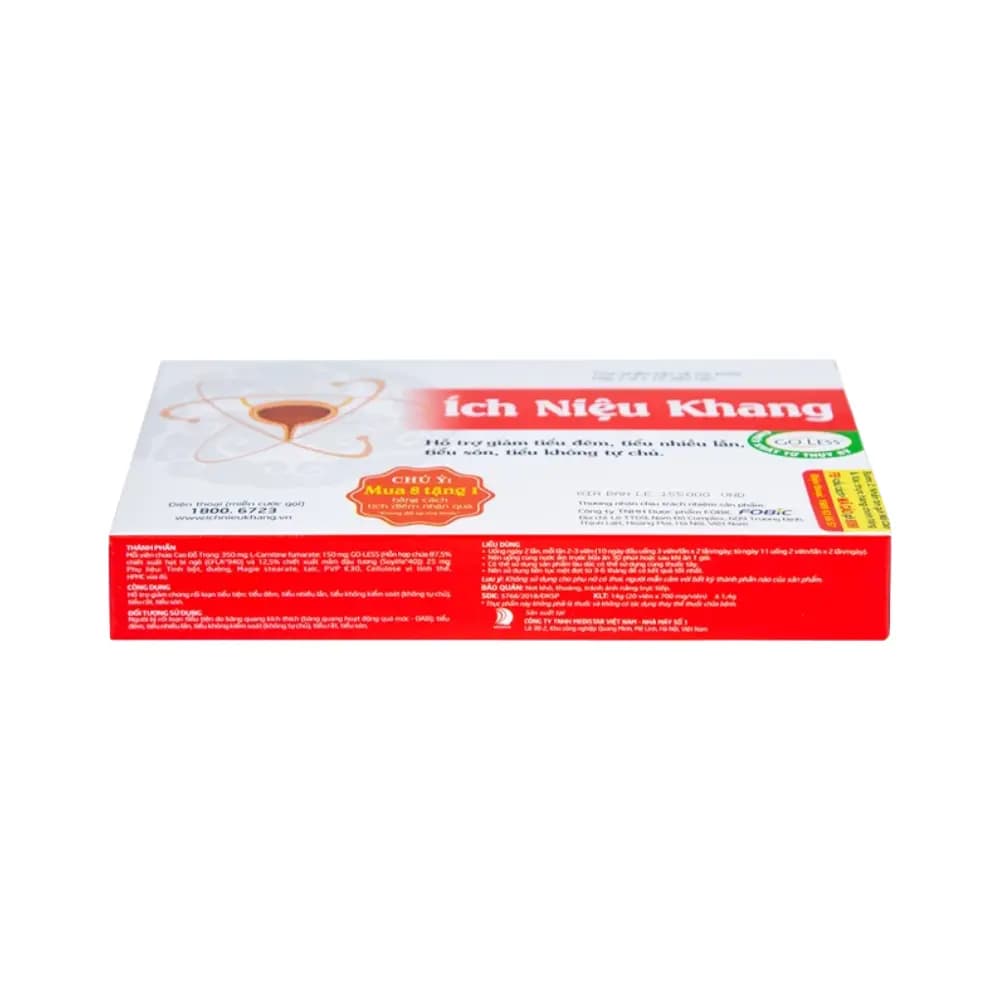 Viên Uống Ích Niệu Khang (2 Vỉ X 10 Viên)