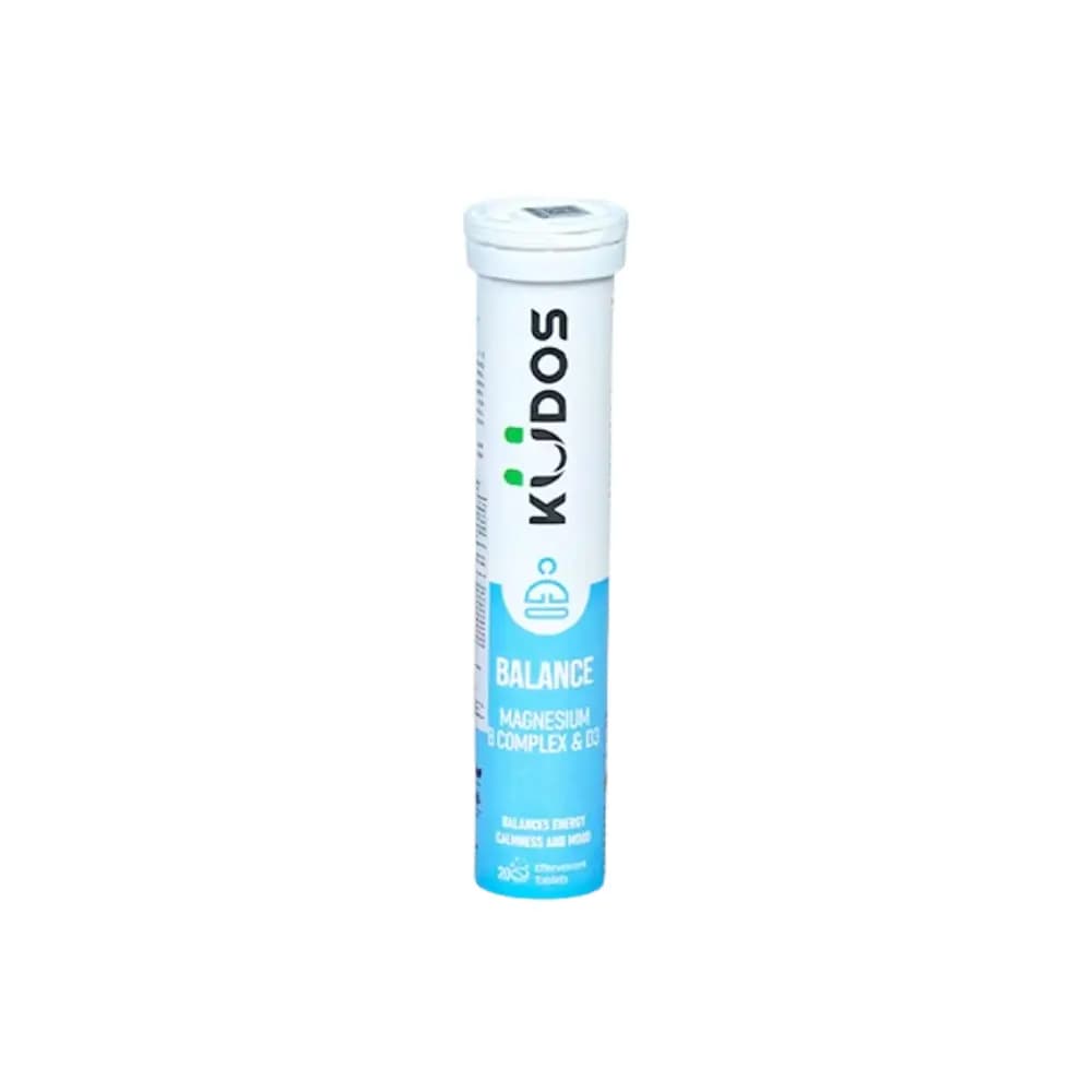Viên Uống Kudos Balance Magnesium With B Vitamin Complex & D3 (20 Viên/tuýp)