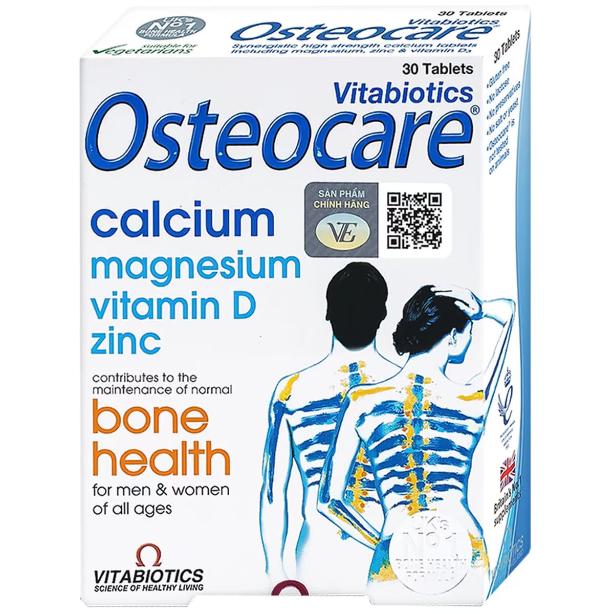 Viên Uống Vitabiotics Osteocare (Hộp 30 Viên)