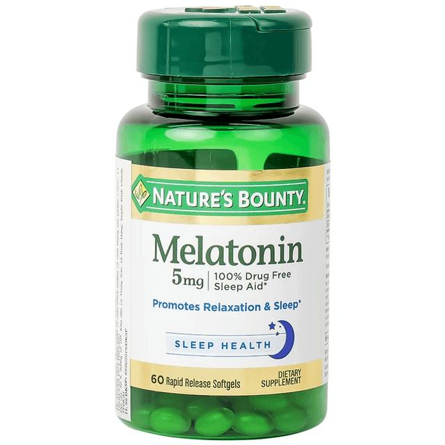 Viên Uống Melatonin Nature's Bounty (60 Viên)
