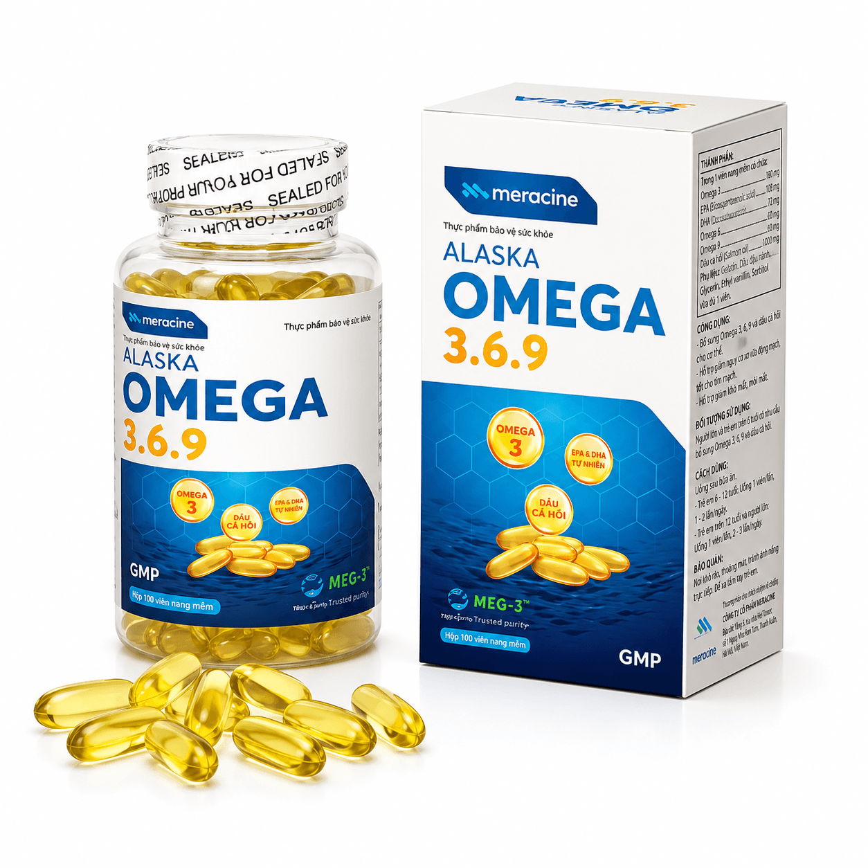 Viên Uống GN Alaska Omega 3.6.9 (Hộp 100 viên)