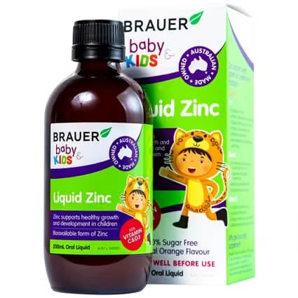 Siro Brauer Baby & Kids Liquid Zinc (200ml)