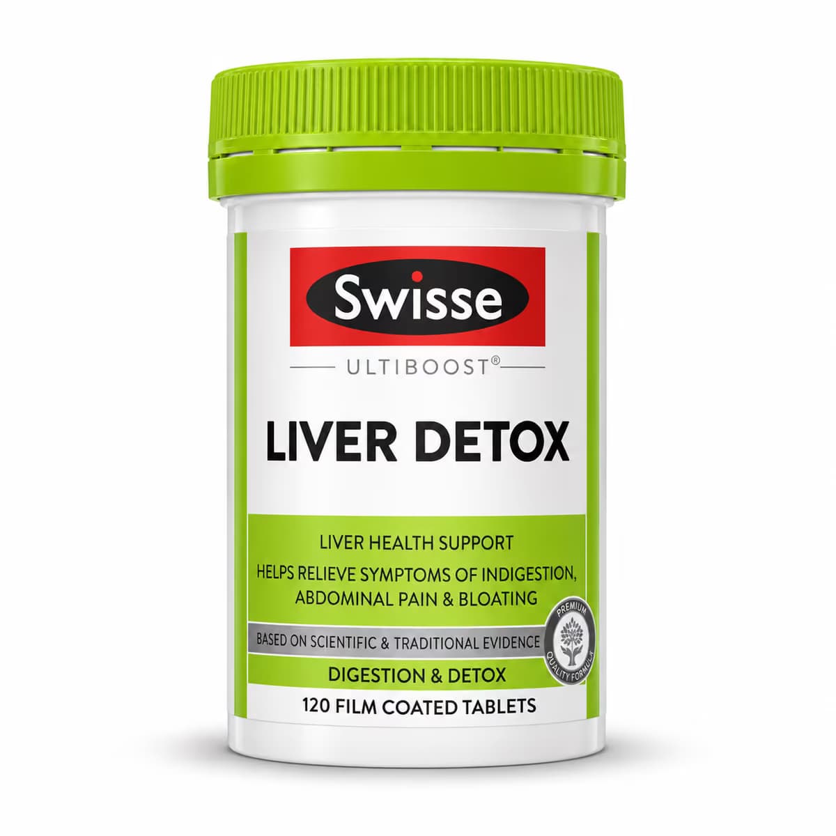 Viên uống Swisse Ultiboost Liver Detox hỗ trợ cải thiện chức năng gan (Lọ 120 viên)
