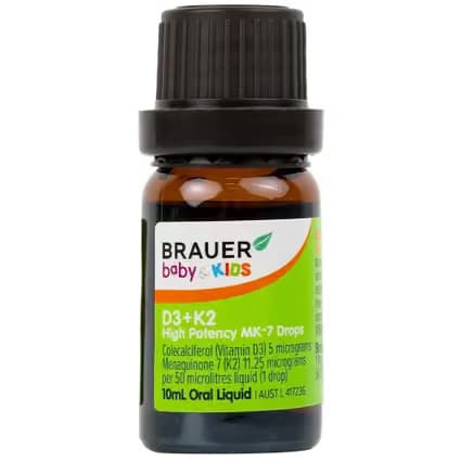 Siro Brauer Baby Kids D3+k2 High Potency Mk-7 Drops (10ml)