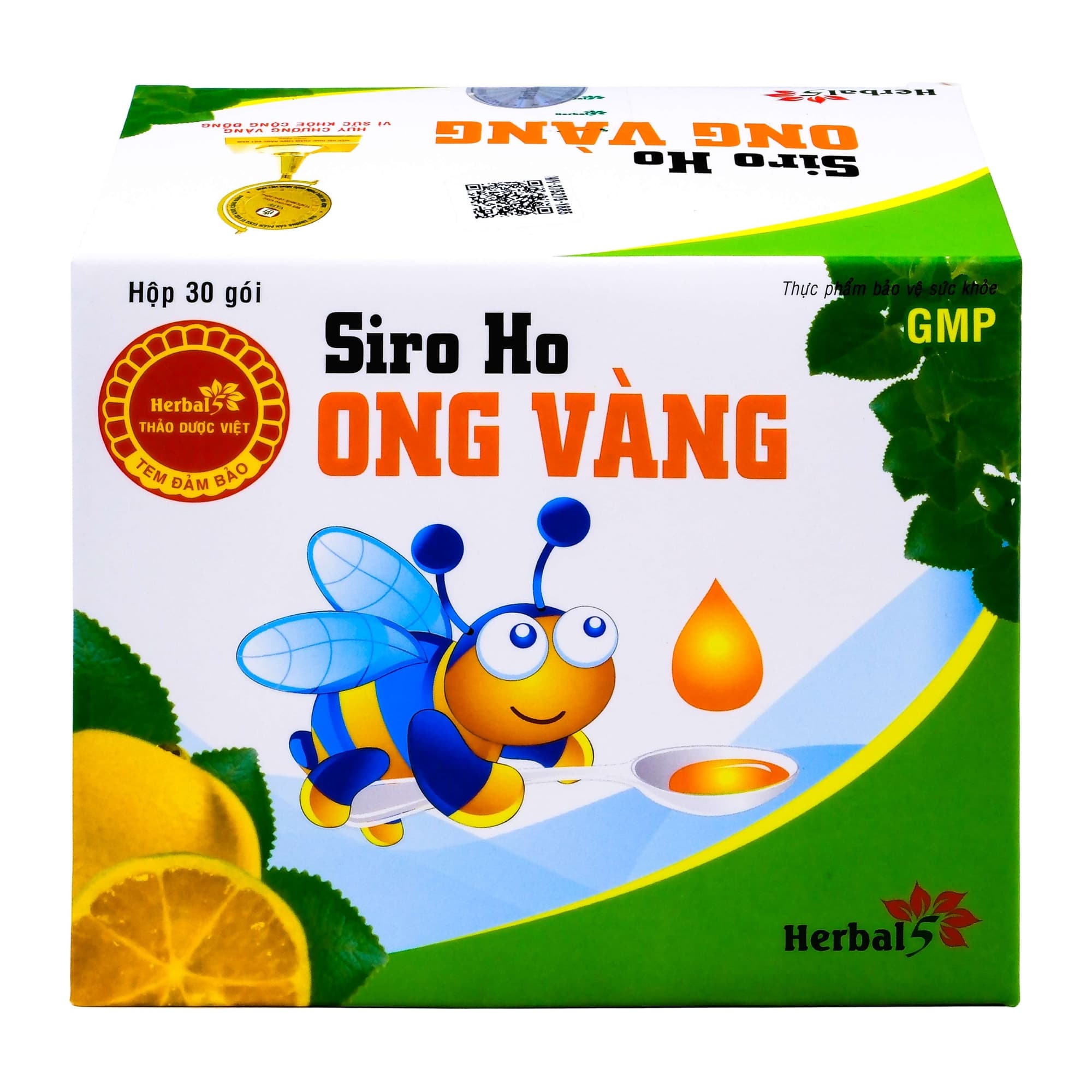 Siro Ho Ong Vàng (Hộp 30 Gói X 5ml)