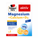 Viên Uống Bảo Vệ Sức Khỏe Doppelherz - Magnesium + Calcium + D3 (Hộp 30 Viên)