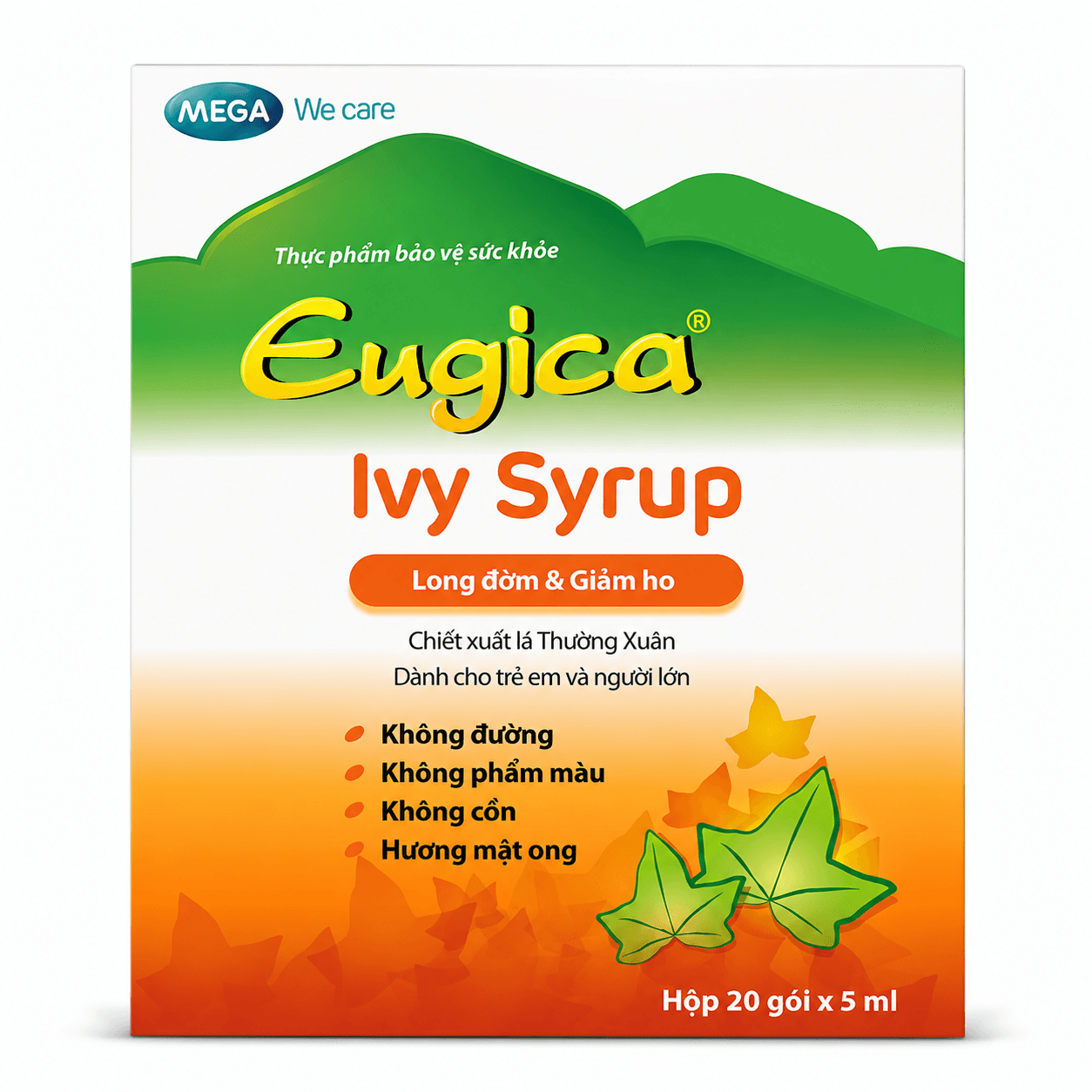 Viên Uống Mgwc Eugica Ivy Syrup (Hộp 20 gói x 5ml)
