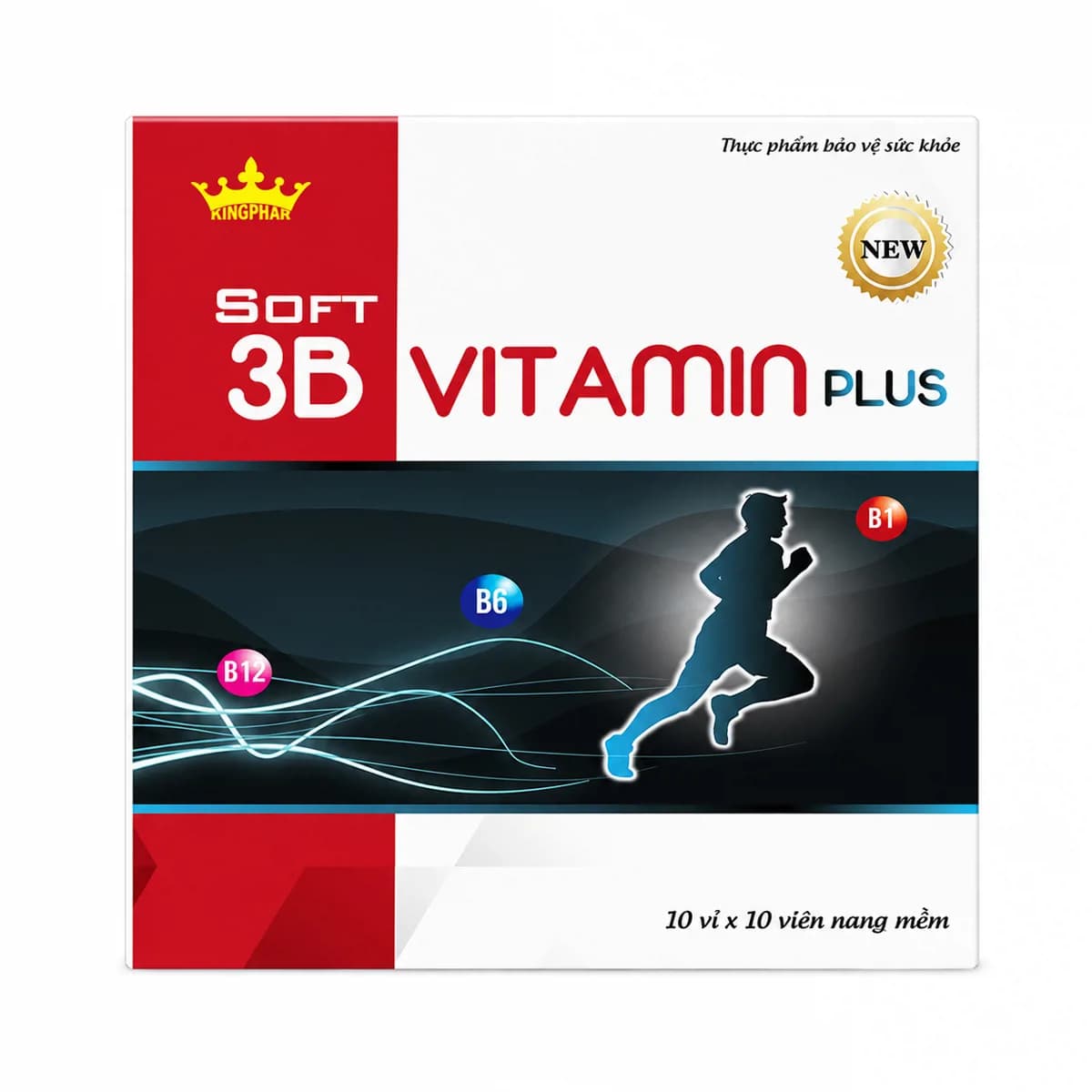 Viên Uống Soft 3B Vitamin Plus New Kingphar (Hộp 100 viên)