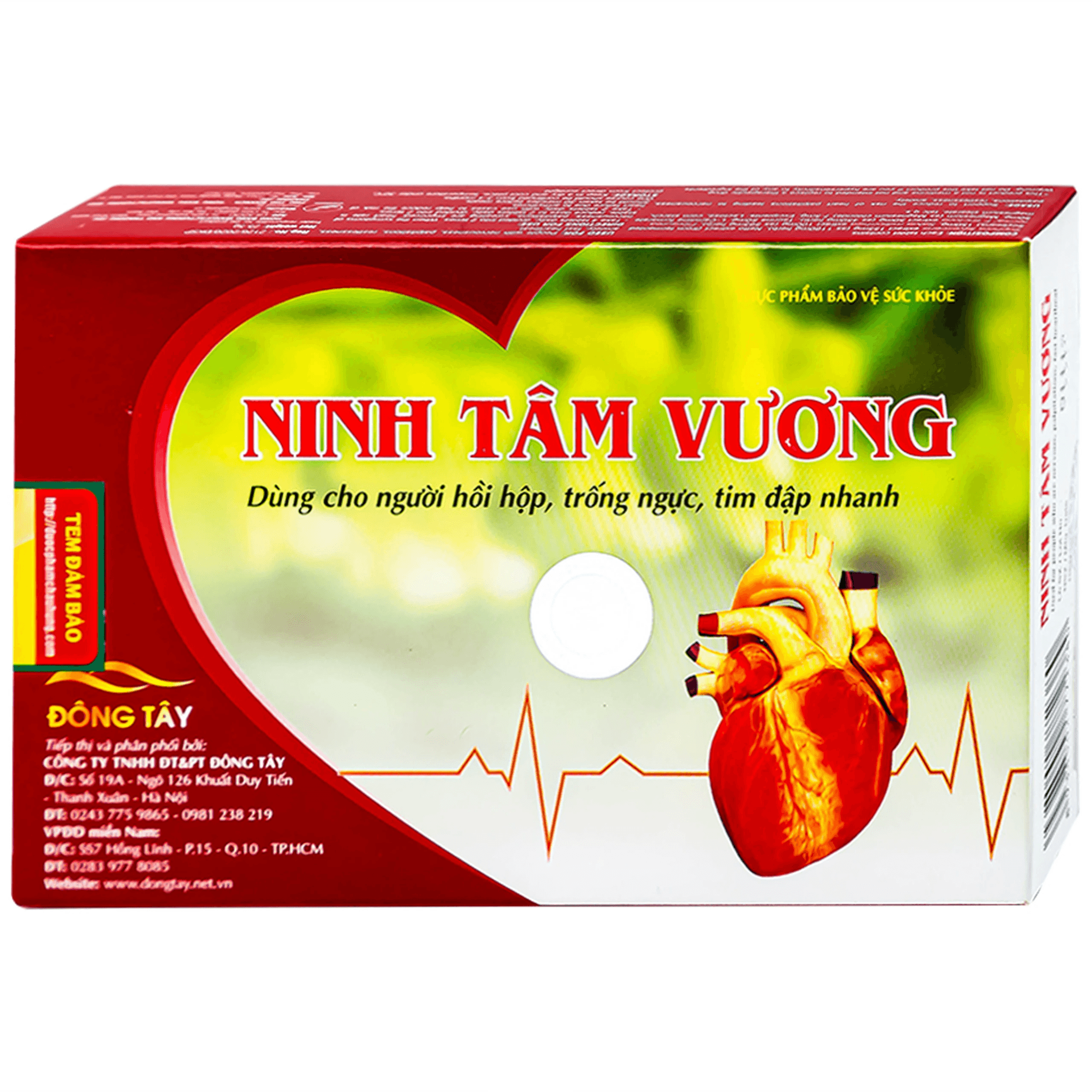 Viên Uống Ninh Tâm Vương Hồng Bàng (3 Vỉ X 10 Viên)