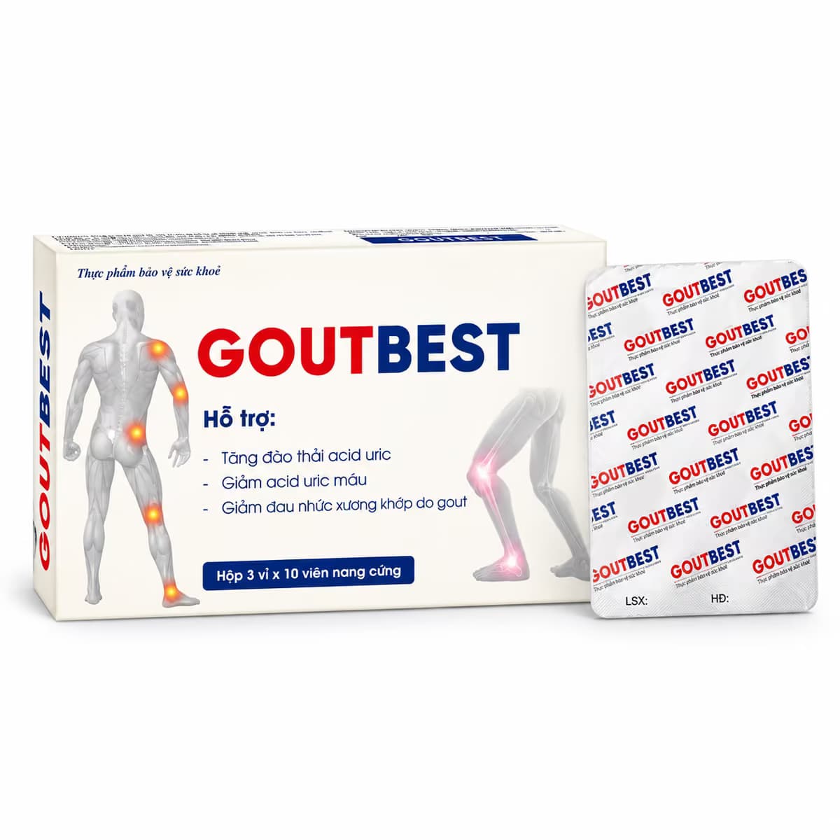 Viên uống GoutBest (Hộp 30 viên)
